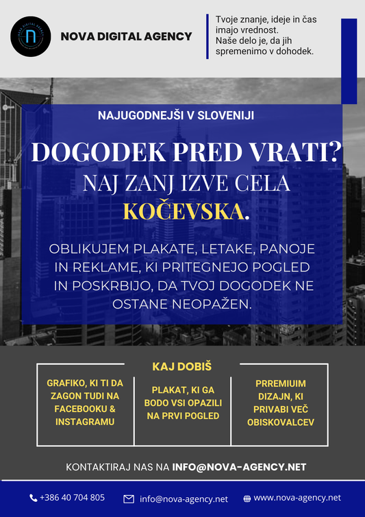 Po meri izdelani oglasni panoji ali plakati